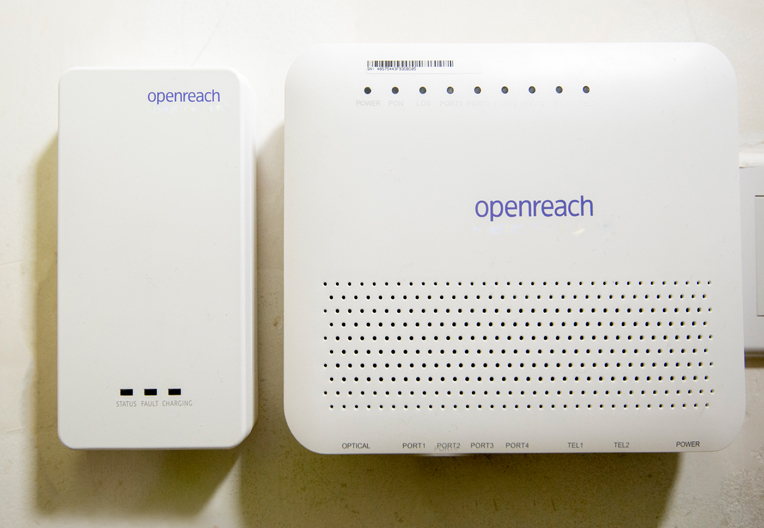 Openreach Modem Lights