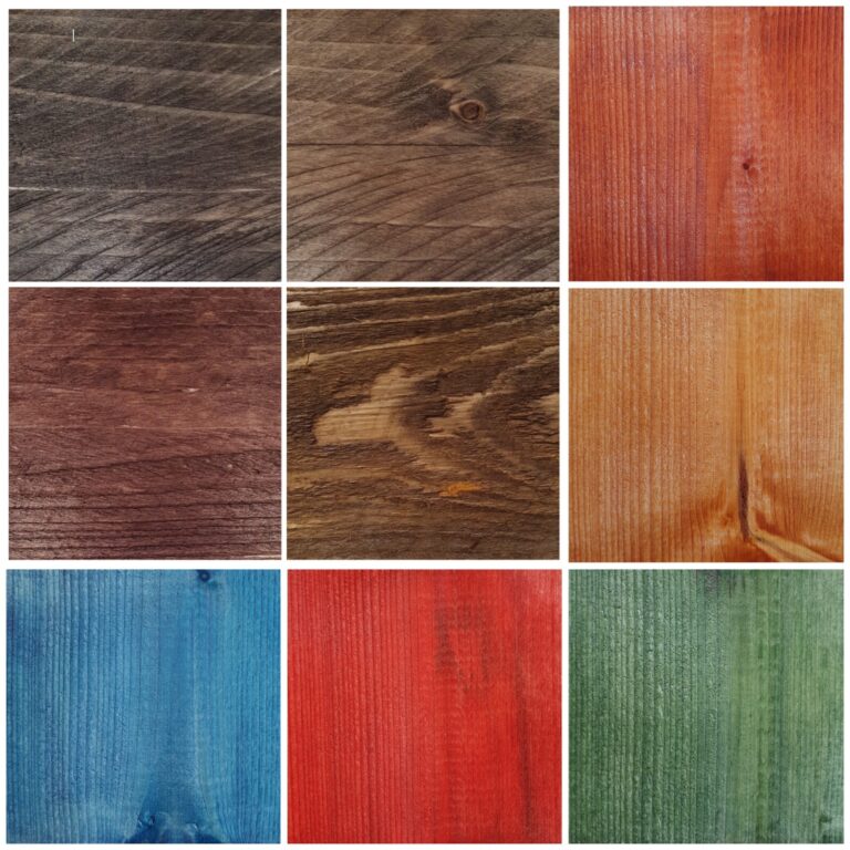 Morrells Wood Stain Colour Chart