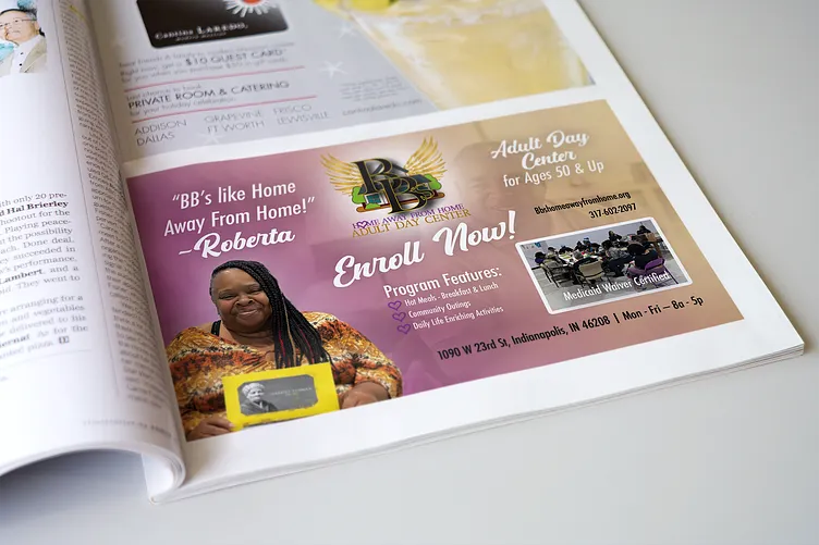 Half Page Magazine Advert Design